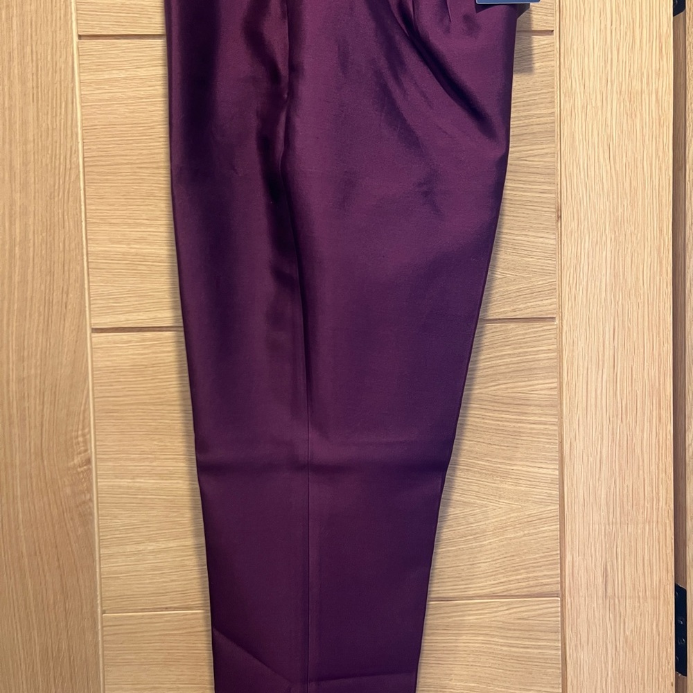 Talbots Burgundy Ankle Pants